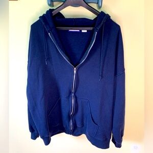 Men’s or Women’s Size 2XB Navy Zippered Jacket
